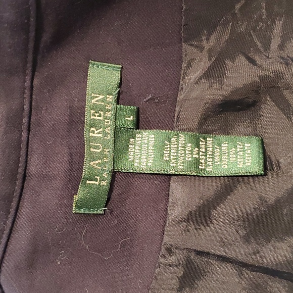 Lauren Ralph Lauren Navy Gold Large Button Jacket Women L - Picture 6 of 9